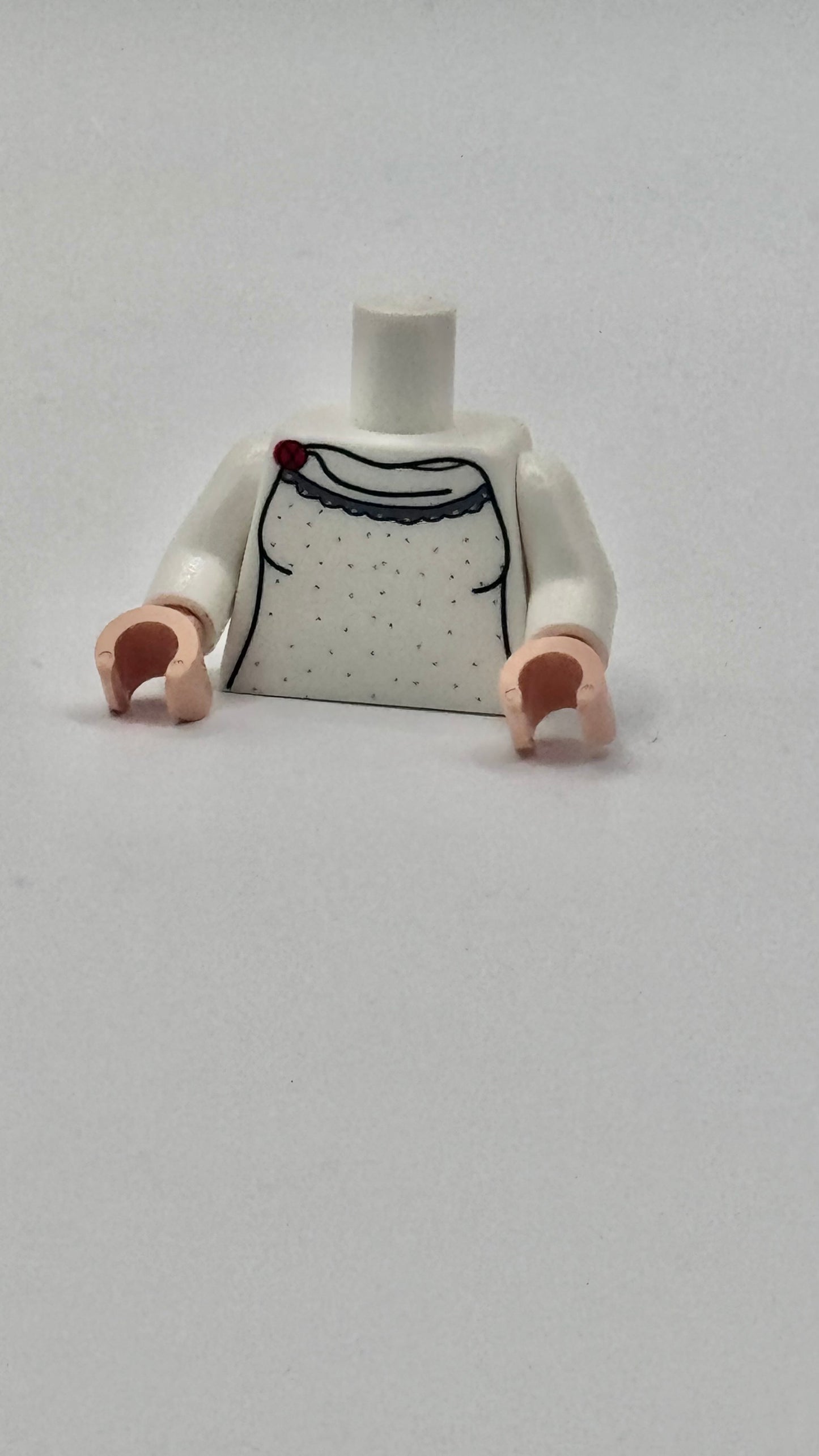 White sequin npc torso