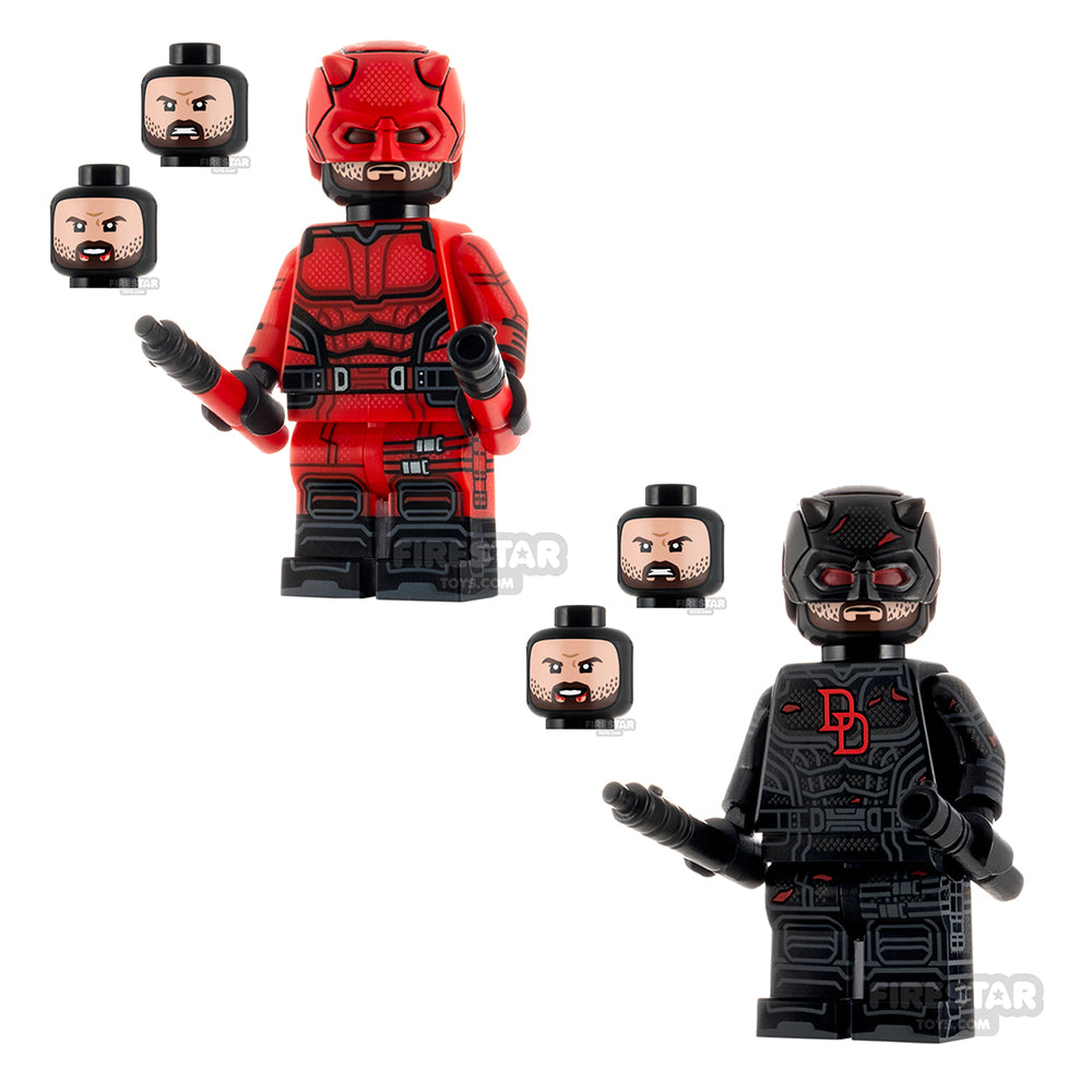 Custom Pad Printed Minifigure Pack SH Outlawed Vigilantes