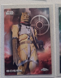 Offical Topps chrome trading cards