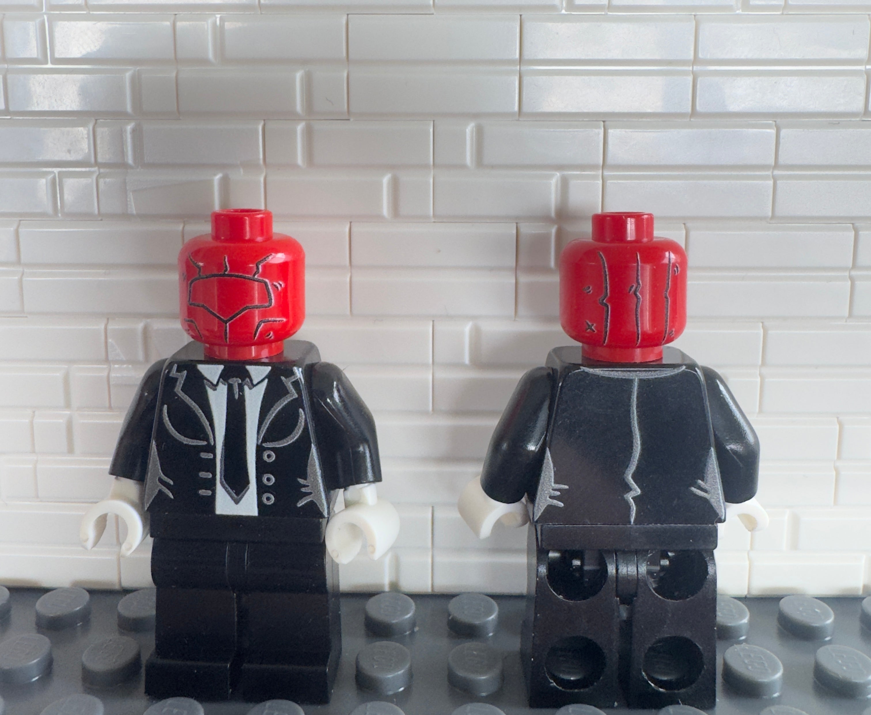 Red mask henches