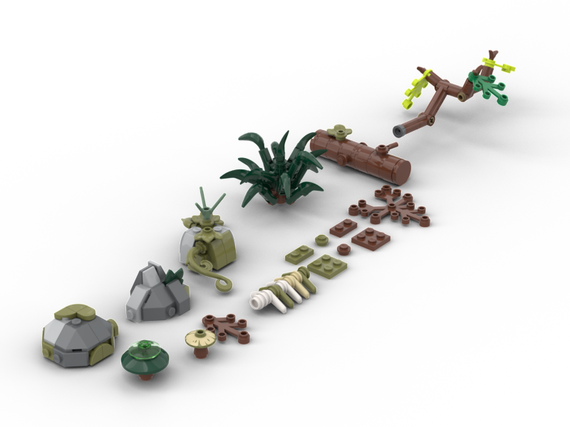 TSS DAGOBAH rock/tree pack