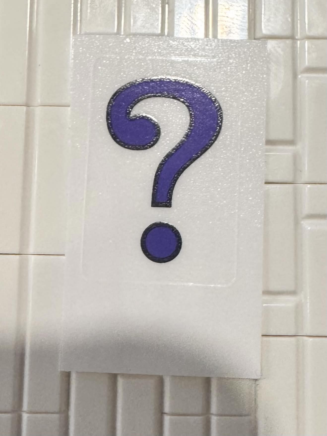 ? stickers (dark purple)