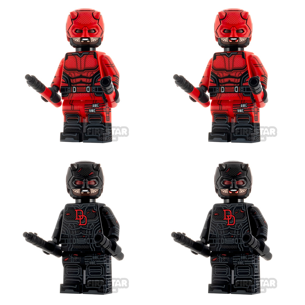 Custom Pad Printed Minifigure Pack SH Outlawed Vigilantes